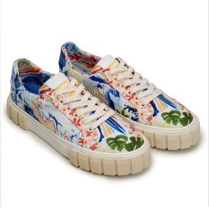 FARM Rio Copacabana Flatform Sneakers Size 7.5